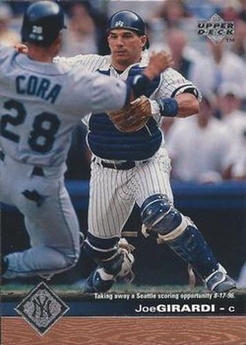 #441 Joe Girardi - New York Yankees - 1997 Upper Deck Baseball