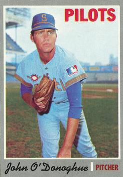 #441 John O'Donoghue - Seattle Pilots - 1970 Topps Baseball
