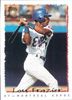 #441 Lou Frazier - Montreal Expos - 1995 Topps Baseball