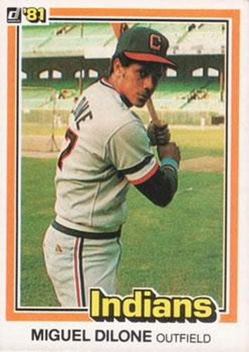 #441 Miguel Dilone - Cleveland Indians - 1981 Donruss Baseball
