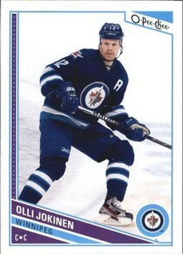 #441 Olli Jokinen - Winnipeg Jets - 2013-14 O-Pee-Chee Hockey