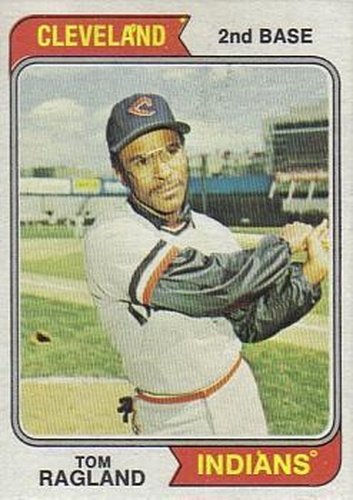 #441 Tom Ragland - Cleveland Indians - 1974 Topps Baseball