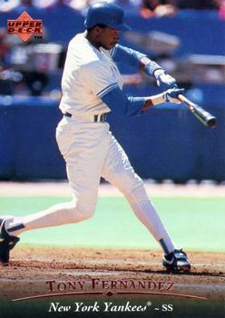 #441 Tony Fernandez - New York Yankees - 1995 Upper Deck Baseball