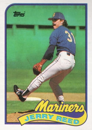 #441 Jerry Reed - Seattle Mariners - 1989 Topps Baseball