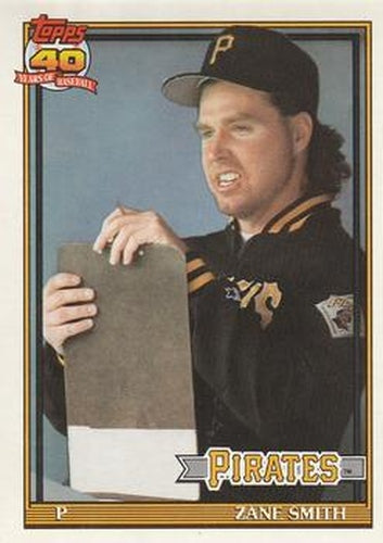 #441 Zane Smith - Pittsburgh Pirates - 1991 O-Pee-Chee Baseball