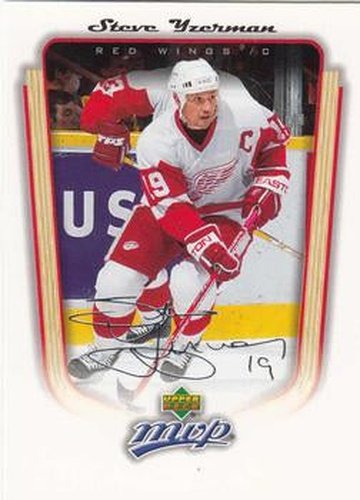 #441 Steve Yzerman - Detroit Red Wings - 2005-06 Upper Deck MVP Hockey