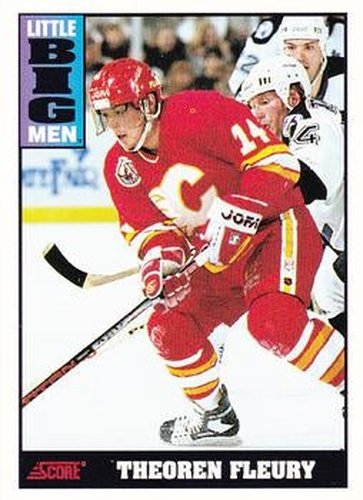 #441 Theoren Fleury - Calgary Flames - 1993-94 Score Canadian Hockey