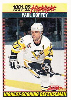 #441 Paul Coffey - Pittsburgh Penguins - 1992-93 Score USA Hockey