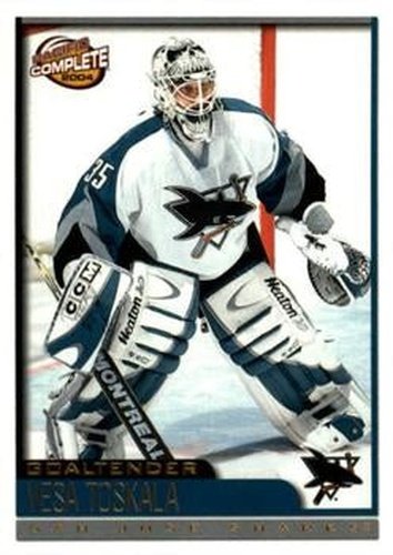 #441 Vesa Toskala - San Jose Sharks - 2003-04 Pacific Complete Hockey