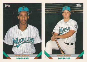 #441 Don Lemon / Todd Pridy - Florida Marlins - 1993 Topps Baseball