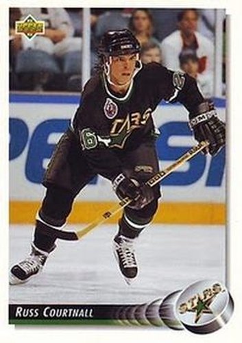 #441 Russ Courtnall - Minnesota North Stars - 1992-93 Upper Deck Hockey