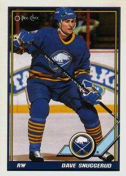 #441 Dave Snuggerud - Buffalo Sabres - 1991-92 O-Pee-Chee Hockey