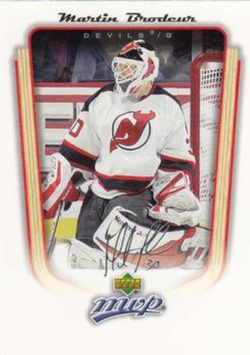 #442 Martin Brodeur - New Jersey Devils - 2005-06 Upper Deck MVP Hockey