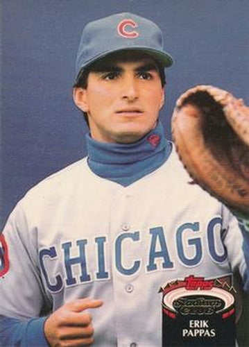 #442 Erik Pappas - Chicago Cubs - 1992 Stadium Club Baseball