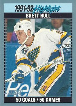 #442 Brett Hull - St. Louis Blues - 1992-93 Score Canadian Hockey