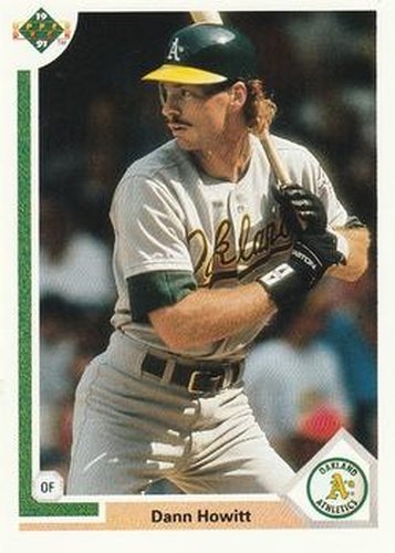 #442 Dann Howitt - Oakland Athletics - 1991 Upper Deck Baseball