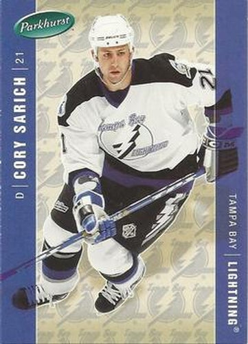 #442 Cory Sarich - Tampa Bay Lightning - 2005-06 Parkhurst Hockey