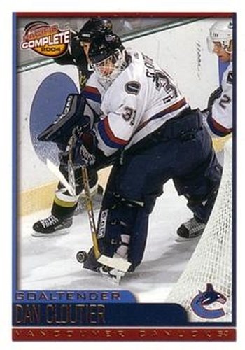 #442 Dan Cloutier - Vancouver Canucks - 2003-04 Pacific Complete Hockey