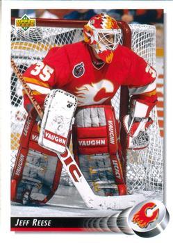 #442 Jeff Reese - Calgary Flames - 1992-93 Upper Deck Hockey