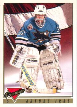 #442 Arturs Irbe - San Jose Sharks - 1993-94 O-Pee-Chee Premier Hockey
