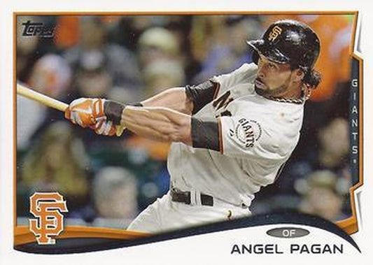 #442 Angel Pagan - San Francisco Giants - 2014 Topps Baseball