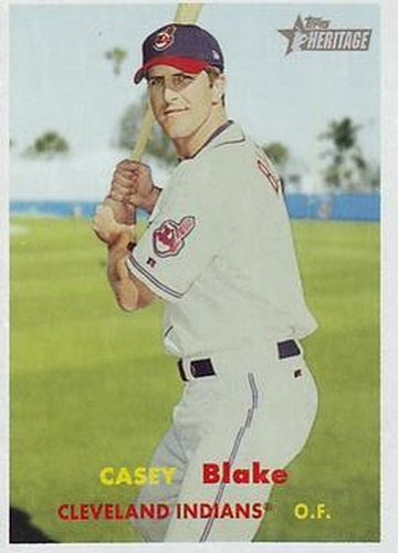 #442 Casey Blake - Cleveland Indians - 2006 Topps Heritage Baseball