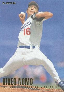 #442 Hideo Nomo - Los Angeles Dodgers - 1996 Fleer Baseball