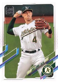 #442 Jake Lamb - Oakland Athletics - 2021 Topps Baseball