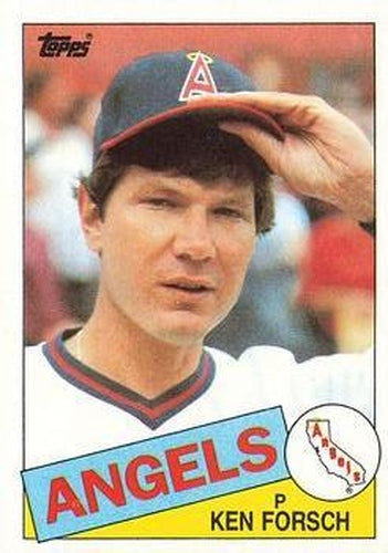 #442 Ken Forsch - California Angels - 1985 Topps Baseball