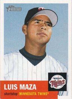 #442 Luis Maza - Minnesota Twins - 2002 Topps Heritage Baseball