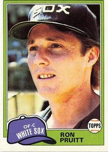 #442 Ron Pruitt - Chicago White Sox - 1981 Topps Baseball