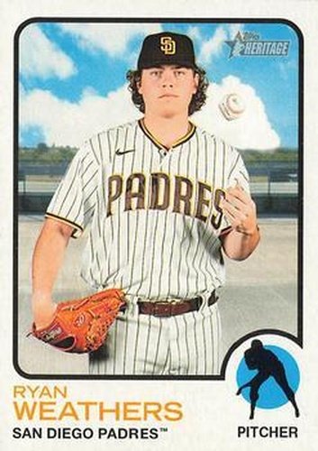 #442 Ryan Weathers - San Diego Padres - 2022 Topps Heritage Baseball