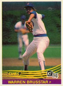 #442 Warren Brusstar - Chicago Cubs - 1984 Donruss Baseball