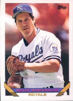 #442 Kevin McReynolds - Kansas City Royals - 1993 Topps Baseball