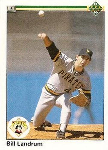 #442 Bill Landrum - Pittsburgh Pirates - 1990 Upper Deck Baseball