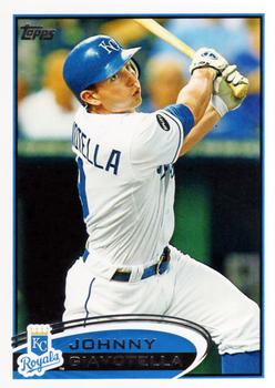 #442 Johnny Giavotella - Kansas City Royals - 2012 Topps Baseball