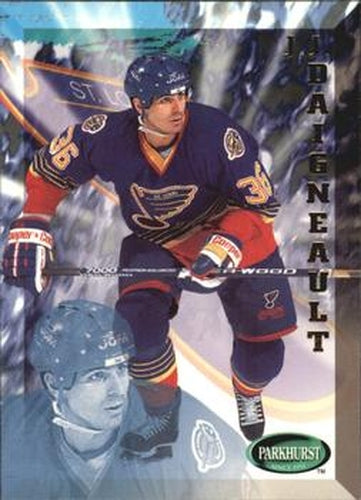 #442 J.J. Daigneault - St. Louis Blues - 1995-96 Parkhurst International Hockey