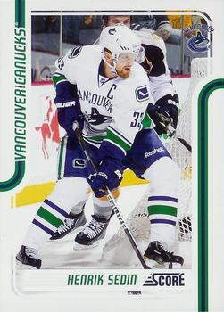 #442 Henrik Sedin - Vancouver Canucks - 2011-12 Score Hockey