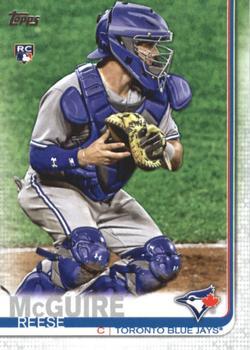 #442a Reese McGuire - Toronto Blue Jays - 2019 Topps Baseball