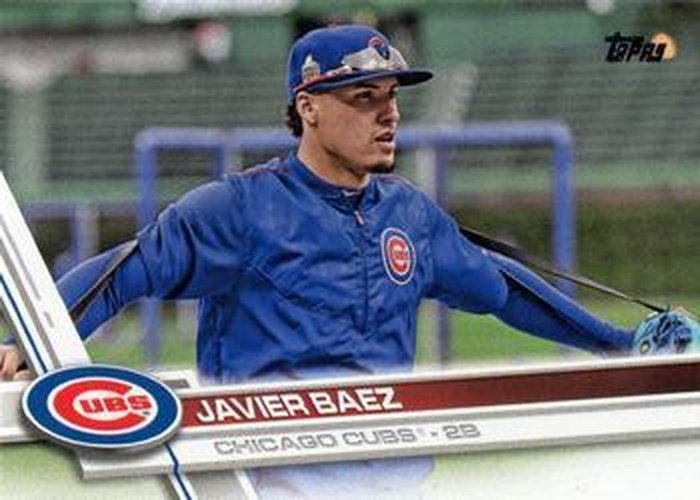 #442b Javier Baez - Chicago Cubs - 2017 Topps Baseball