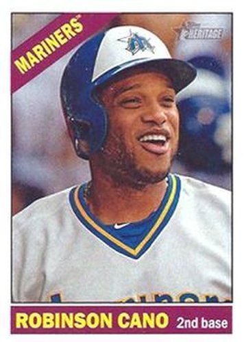 #442c Robinson Cano - Seattle Mariners - 2015 Topps Heritage Baseball