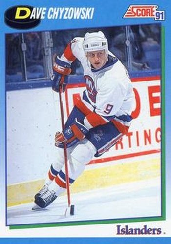 #443 Dave Chyzowski - New York Islanders - 1991-92 Score Canadian Hockey