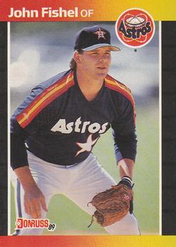 #443 John Fishel - Houston Astros - 1989 Donruss Baseball