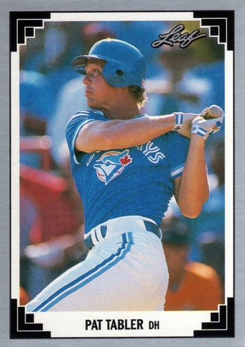 #443 Pat Tabler - Toronto Blue Jays - 1991 Leaf Baseball