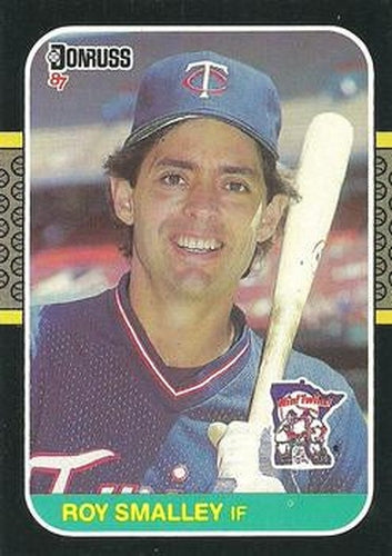 #443 Roy Smalley - Minnesota Twins - 1987 Donruss Baseball