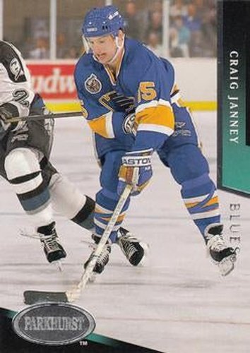 #443 Craig Janney - St. Louis Blues - 1993-94 Parkhurst Hockey