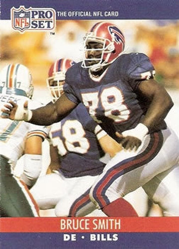 #443 Bruce Smith - Buffalo Bills - 1990 Pro Set Football