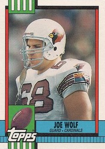 #443 Joe Wolf - Phoenix Cardinals - 1990 Topps Football