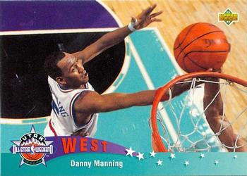 #443 Danny Manning - Los Angeles Clippers - 1992-93 Upper Deck Basketball