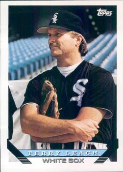 #443 Terry Leach - Chicago White Sox - 1993 Topps Baseball